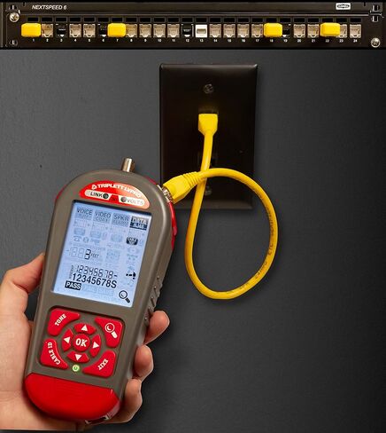 Triplett LVPRO10 TDR/Cable Tester - Test and Trace Both Twisted Pair (CAT5E/6/6A/8) and Coax Cables in Saudi Arabia