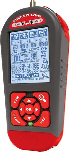 Triplett LVPRO10 TDR/Cable Tester - Test and Trace Both Twisted Pair (CAT5E/6/6A/8) and Coax Cables in Saudi Arabia