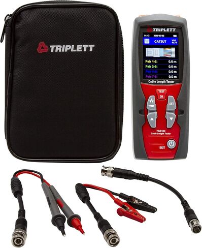 Triplett LVPRO10 TDR/Cable Tester - Test and Trace Both Twisted Pair (CAT5E/6/6A/8) and Coax Cables in Saudi Arabia