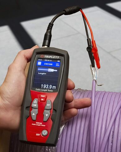 Triplett LVPRO10 TDR/Cable Tester - Test and Trace Both Twisted Pair (CAT5E/6/6A/8) and Coax Cables in Saudi Arabia