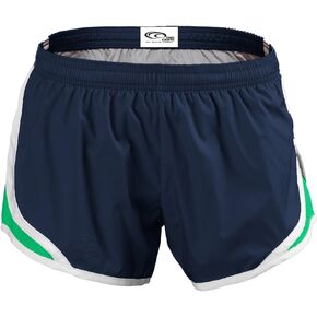 Momentum Shorts, Navy/Deep Mint, Medium