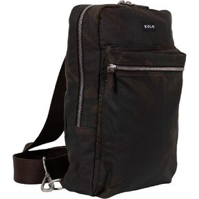 Kolo Derby Shoulder Sling Bag, Cross-Body Shoulder Strap, Organic Waxed Cotton Canvas