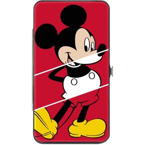 Buckle-Down Women's Hinge Wallet-Mickey Mouse, 7" x 4"