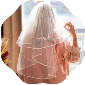 حجاب زفاف قصير من Cliory حجاب زفاف حجاب أبيض بسيط حجاب مشط من التول حجاب الزفاف حجاب حفلة العازبة للعرائس والنساء in Kuwait
