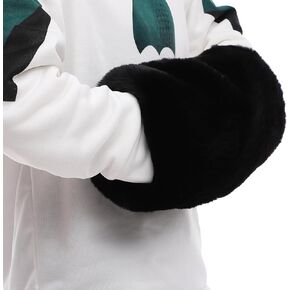 BESPORTBLE Hand Muffs Thickened Warm Faux Fur Winter Hand Muffs Faux Fur Hand Muffs with Ionterior Mittens-Wrist Hand Warmer Gloves Can Keep Your Hand and Wrist Warm