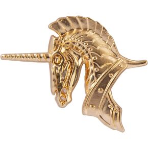 A N KINGPiiN Gold Unicorn Lapel Pin Badge Gift Party Shirt Collar,Costume Pin Accessories for Men Brooch