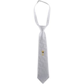 Autom First Communion White Satin Brocade Tie with Chalice Design, 14 Inch