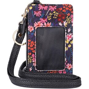 Julia Buxton Ditsy Garden Vegan Leather Everywhere Lanyard in Kuwait