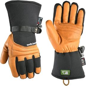 Wells Lamont Waterproof HydraHyde Leather Winter Work Gloves/Mittens