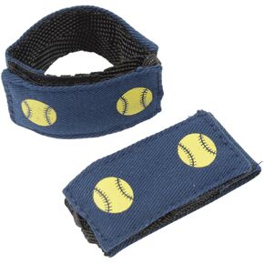 "Fastpitch" Sleeve Scrunch, Navy, One Size fits All in Kuwait