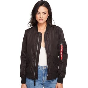 Alpha Industries Women's Scout Lightweight Nylon Bomber Jacket