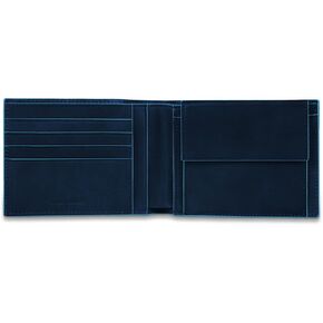 Piquadro Blue Square Coin Pouch, 0.43 liters, Black (Nero)