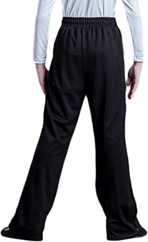 Kids Boys Toddler Striped Latin Modern Dance Pants Elastic Waist Salsa Tango Cha Cha Ballroom Trousers Dancewear Loose in Saudi Arabia