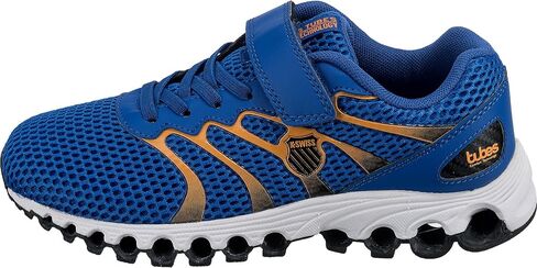 K-Swiss Kid's Tubes 200 Velro Training Shoe, Classic Blue/Orange/Black, 10.5 M in Saudi Arabia