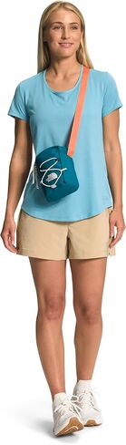 THE NORTH FACE Jester Mens Crossbody Bag Blue Coral Light Heather/Gardenia White/Dusty Coral Orange in Kuwait