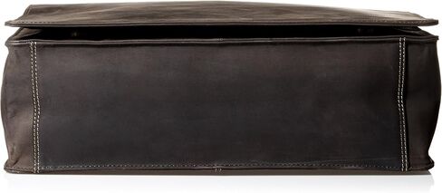 Visconti Harvard X-Large Crossbody Messenger Bag A4 Plus/Distressed Leather, Black, One Size in Saudi Arabia