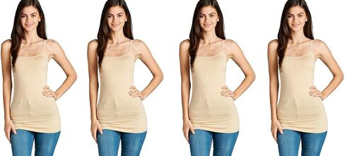 4 Pack Active Basic Women's Basic Tank Tops in Saudi Arabia