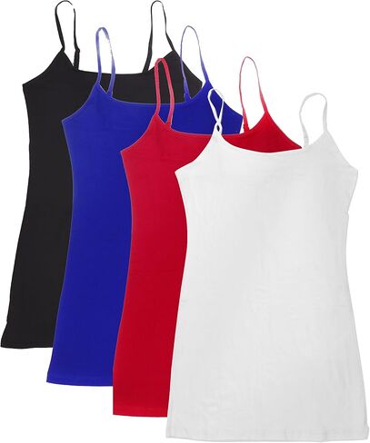 4 Pack Active Basic Women's Basic Tank Tops in Saudi Arabia