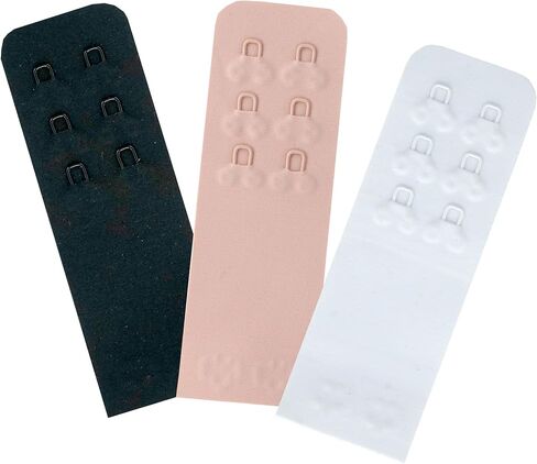 SAMGU Seamless Bra Extenders 2 Hook Women's Smooth Comfortable Bra Extension Strap, 3 Pieces in Saudi Arabia