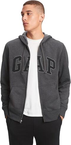 سويت شيرت بغطاء للرأس بشعار التراث من GAP للرجال بسحاب كامل in Saudi Arabia