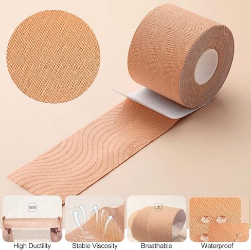 Boobytape لرفع الثدي، شريط المعتوه البتلة عارية الذراعين غطاء الحلمة الثدي الكبير A-E كوب مع بتلات الثدي السيليكون in Kuwait