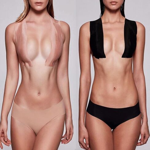 Boobytape لرفع الثدي، شريط المعتوه البتلة عارية الذراعين غطاء الحلمة الثدي الكبير A-E كوب مع بتلات الثدي السيليكون in Kuwait