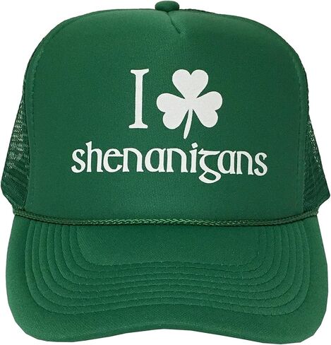 Promotion & Beyond I Shamrock Shenanigans Unisex Hat Cap | St Patrick's Day Adjustable in Kuwait