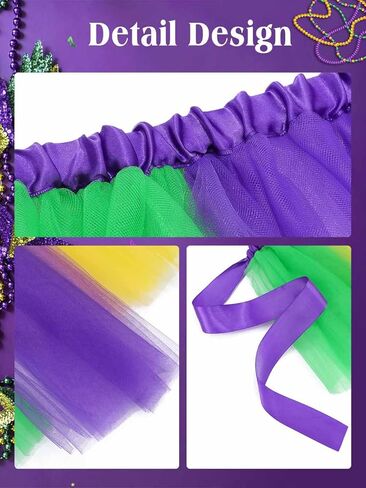 تنورة كاكاكو ماردي جراس توتو كرنفال تول توتو لمهرجان توتو للنساء والفتيات in Kuwait