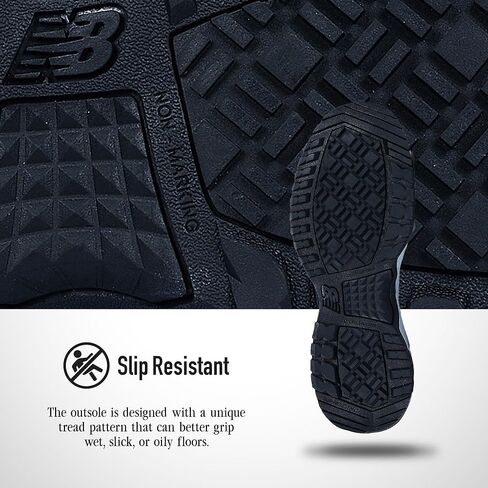 حذاء رجالي من New Balance مركب عند الأصابع Quikshift Industrial، أسود/أسود/أسود، 9 X-Wide in Saudi Arabia