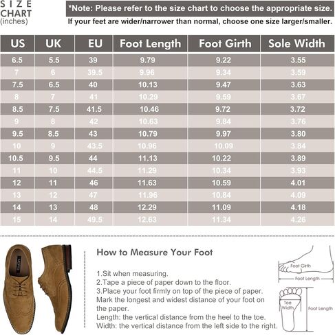 أحذية Mofri الرجالية الكاجوال، أحذية أكسفورد الرسمية للرجال Wingtip in Kuwait