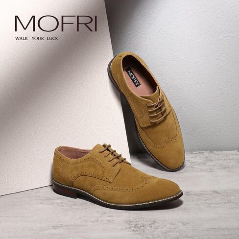 أحذية Mofri الرجالية الكاجوال، أحذية أكسفورد الرسمية للرجال Wingtip in Kuwait