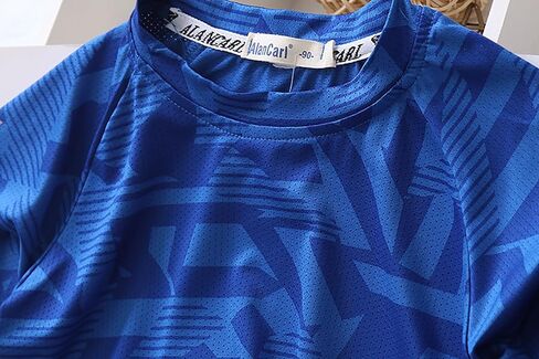 Jellyuu Boys Summer Clothing Sets Kids Outfit Set Camouflage Short Sleeve T-Shirt+ Shorts Sportswear 3-13Years in Kuwait