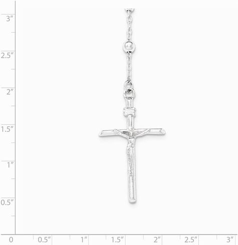 الصلبة 925 الفضة الاسترليني قلادة مسبحة مصقولة in Kuwait