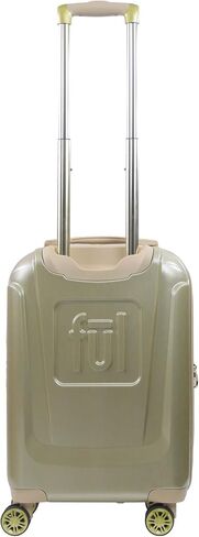 FUL Disney Minnie Mouse 22 Inch Rolling Luggage, Textured Hardshell Carry On Suitcase with Spinner Wheels and 2 ID Tags, Gold in Saudi Arabia