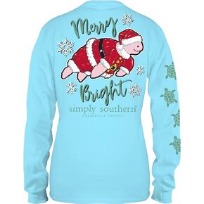 Women's Relaxed-Fit Save The Turtles Long Sleeve T-Shirt | Preppy and Stylish Women’s T-Shirt