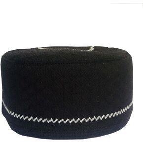 Kufi Men's Unisex Muslim Men Prayer Cap Ramadaan Caps Eid Kufis Handmade Namaz Hat Beanie