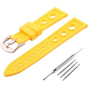 Rubber Replacement Watch Band for Breitling Superocean Watches with Buckle