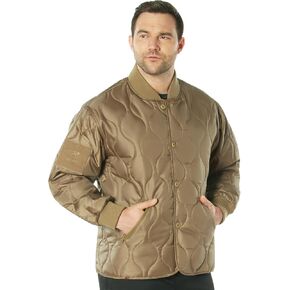 Rothco 20619 Quilted Woobie Jacket Color : Coyote Brown,Size : 2XL