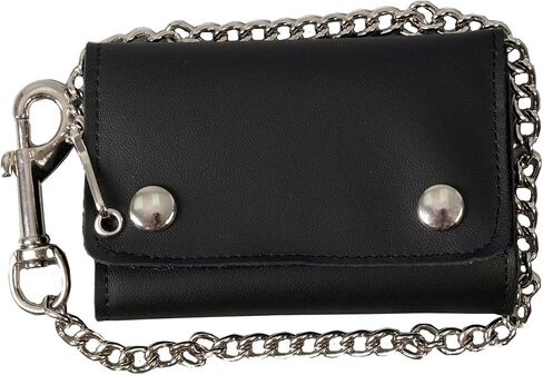 Hot Leathers (WLB2007، محفظة عريضة للغاية مقاس 4 بوصات باللون الأسود مع مشبك مخلب جراد البحر in Saudi Arabia