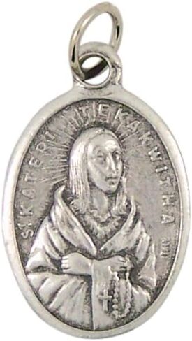 Saint Kateri Tekakwitha Medal Pendant, 1 Inch in Saudi Arabia