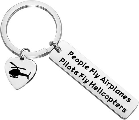 Zuo Bao Helicopter Pilot Gifts Aviation Student Jewelry People Fly Airplanes Pilots Keychain Gift for Instructors in Saudi Arabia