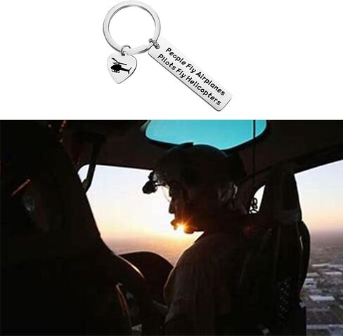 Zuo Bao Helicopter Pilot Gifts Aviation Student Jewelry People Fly Airplanes Pilots Keychain Gift for Instructors in Saudi Arabia
