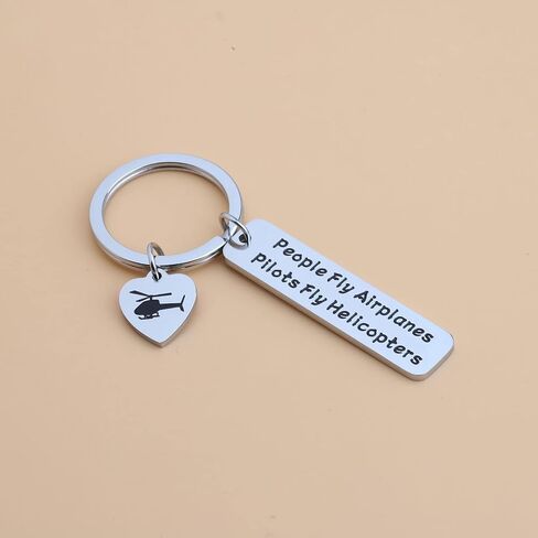 Zuo Bao Helicopter Pilot Gifts Aviation Student Jewelry People Fly Airplanes Pilots Keychain Gift for Instructors in Saudi Arabia
