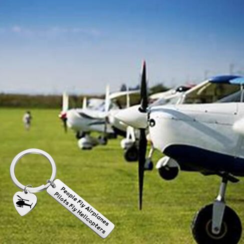Zuo Bao Helicopter Pilot Gifts Aviation Student Jewelry People Fly Airplanes Pilots Keychain Gift for Instructors in Saudi Arabia