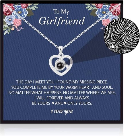 choice of all I Love You Necklace 100 Languages for Girlfriend Necklace Gifts for Girlfriend Valentines Day Gifts for Her in Saudi Arabia