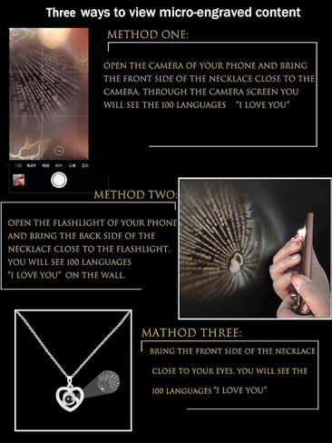 choice of all I Love You Necklace 100 Languages for Girlfriend Necklace Gifts for Girlfriend Valentines Day Gifts for Her in Saudi Arabia