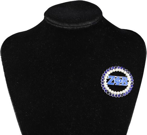KEYCHIN ZPB Paraphernalia Brooch Pin 1920 Greek Sorority Gifts 1920 Fine Jewelry For Sorority Sisters in Saudi Arabia