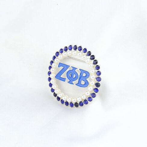 KEYCHIN ZPB Paraphernalia Brooch Pin 1920 Greek Sorority Gifts 1920 Fine Jewelry For Sorority Sisters in Saudi Arabia