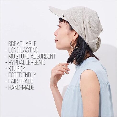 Summer Beanie for Men - Linen Slouchy Visor Beanie Cap for Women Lightweight Knit in Saudi Arabia