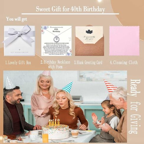 EFVISD 21st 30th 40th 50th 60th 70th 80th 90th 100th Birthday Gifts for Women, Silver Necklace Jewelry for Mom Daughter Nana Friend Sister Wife in Kuwait